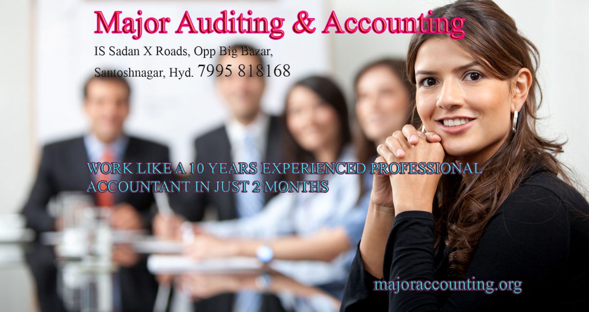 Finance & Management Accounting - Major Accounting Hyderabad